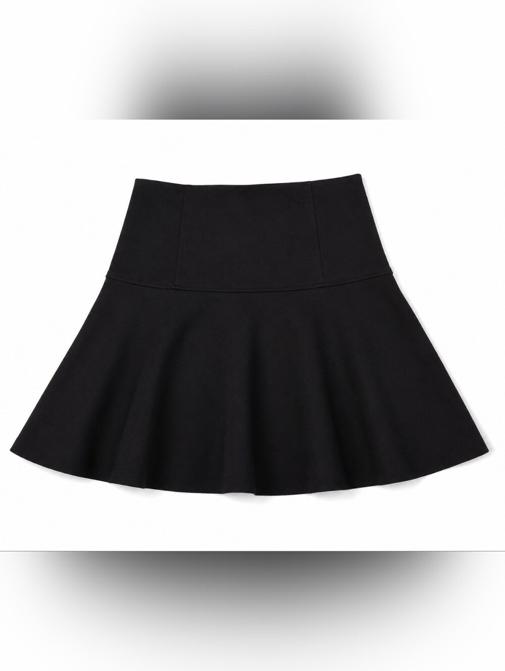 NWT Free People Black Mini Skirt Size L - Picture 3 of 3